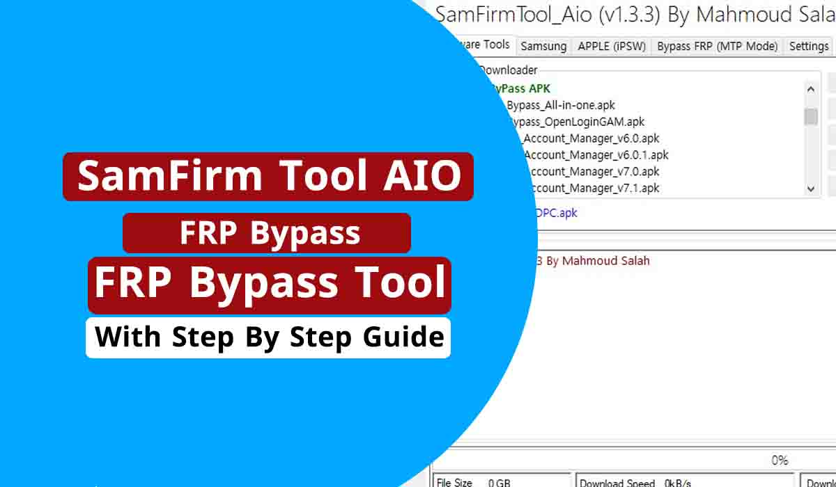 Samsung FRP Tool 2022 Latest  TFT MTP Bypass Tool (Direct