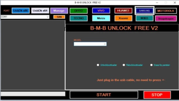 bmb unlock tool SAMSUNG