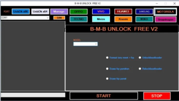 bmb unlock tool tool motorola Support Functions