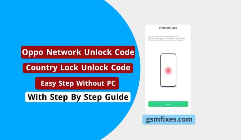 Oppo Country Unlock