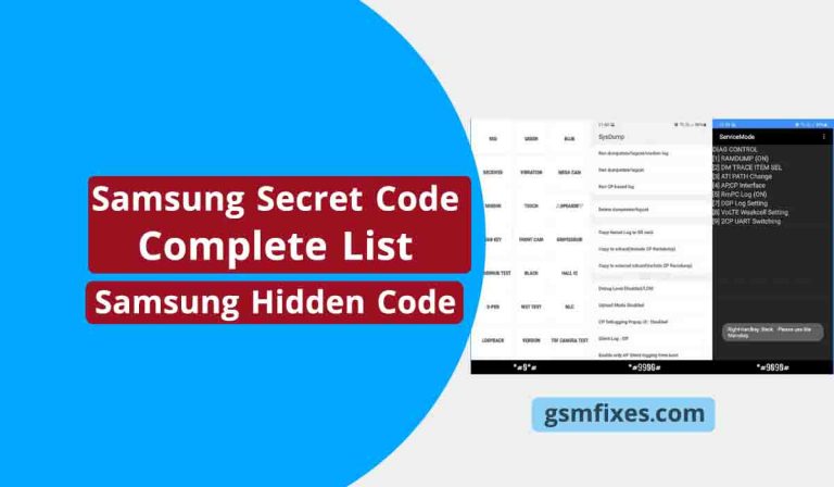 Samsung Secret Code
