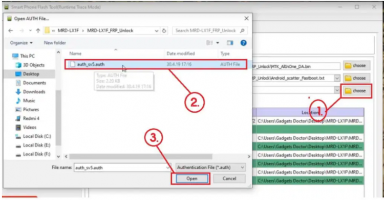 infinix hot 8 frp bypass file